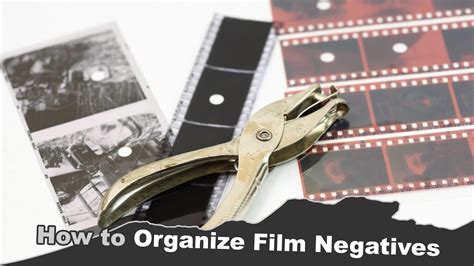 How to Organize and Archive Film Negatives - YouTube