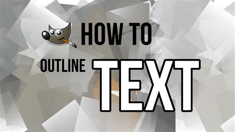 How to Outline Text YouTube