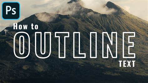 How to Outline Text in YouTube