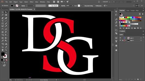 How to Overlap Letters in Adobe Illustrator 1 YouTube
