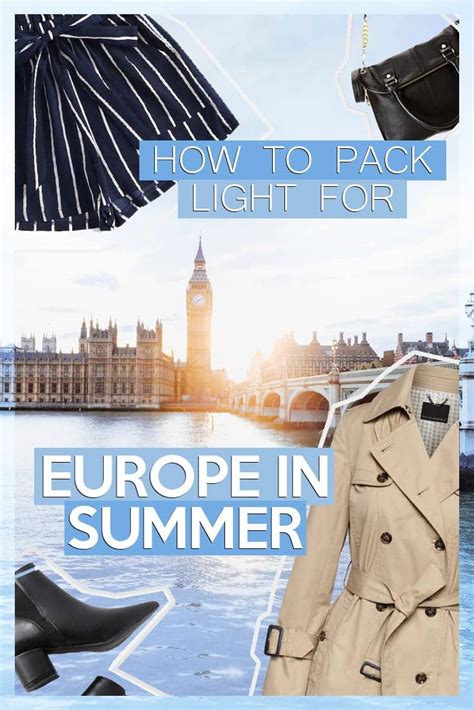 How to Pack Light for Europe (Top Tips & List for 2 Weeks)