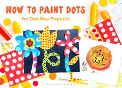 How to Paint Dots Dot Day Projects Deep Space Sparkle