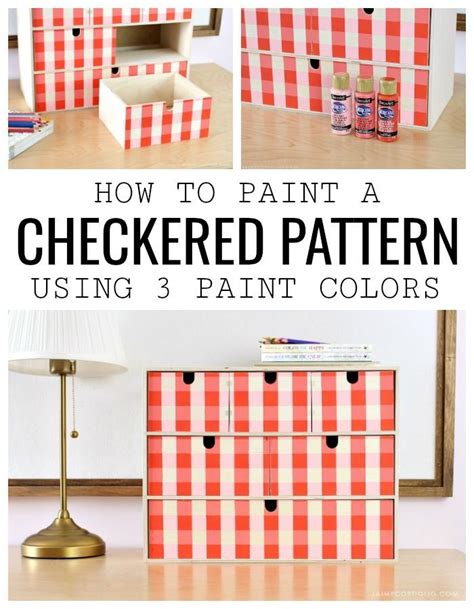 How to Paint a Large Checkered Pattern Jaime Costiglio