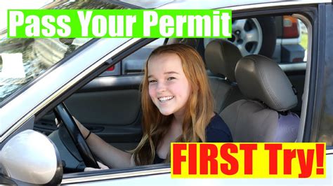 How to Pass Your Permit Test FIRST Try! YouTube