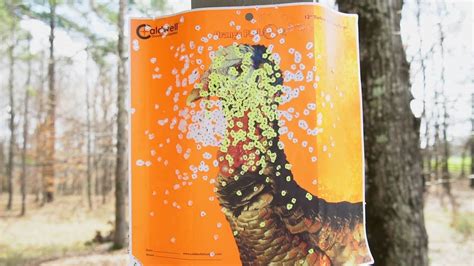 How to Pattern a Turkey Gun Federal TSS and Kicks Chokes YouTube