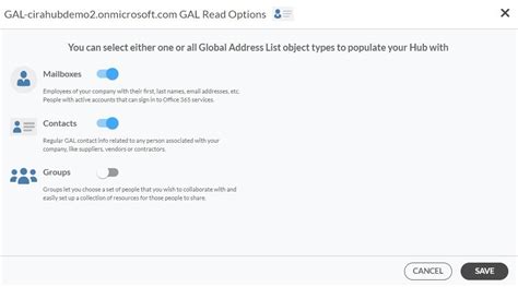 How to Perform TwoWay GAL Sync with CiraHub CiraHub