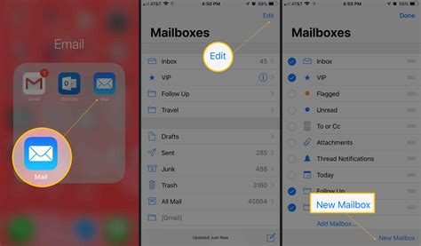 How to Pick Folders to Push in iPhone Mail