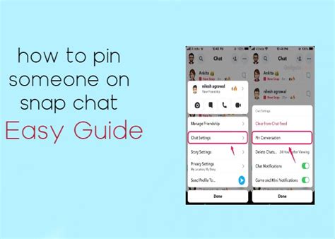 How to Pin Someone on Snapchat