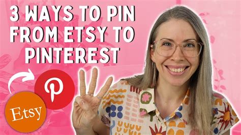 How to Pin from Etsy to Pinterest in SECONDS! - YouTube