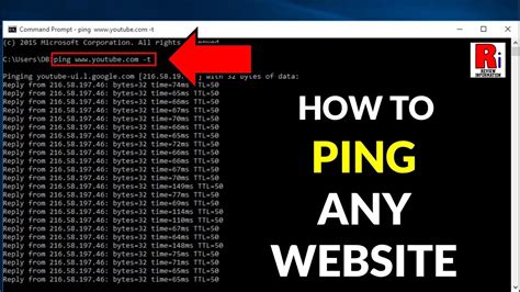 How to Ping a Computer or a Website