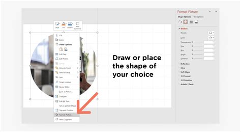 How to Place a Picture Inside a PowerPoint Shape