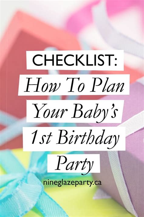 How to Plan Baby’s First Birthday Party - TheBump.com