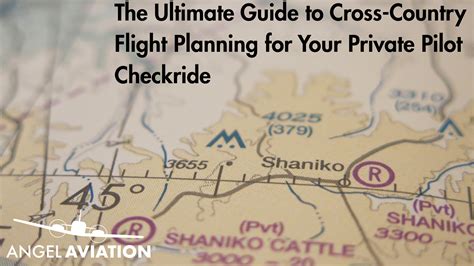 How to Plan Your First Cross-Country Flight