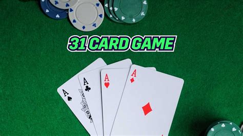 casino card game 31 rules