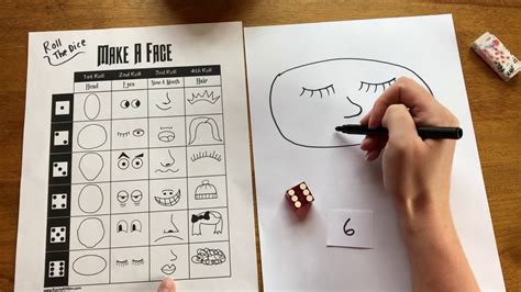How to Play Roll The Dice Drawing Game YouTube