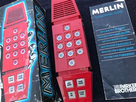 How to Play the Merlin Classic Handheld Game by Parker Brothers