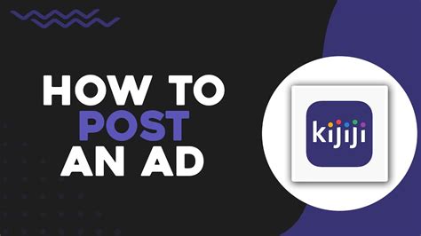 How to Post an Ad on Kijiji StepByStep Guide