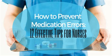 How to Prevent Medication Errors in Nursing 10 Steps