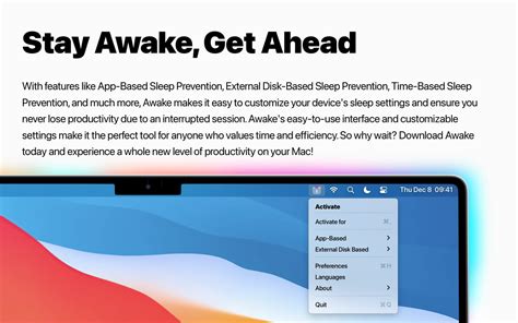 How to Prevent a Mac From Going to Sleep