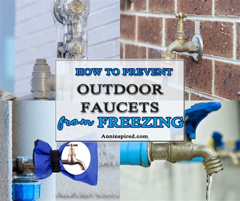 How to Prevent an Outside Faucet from Freezing 14 Steps