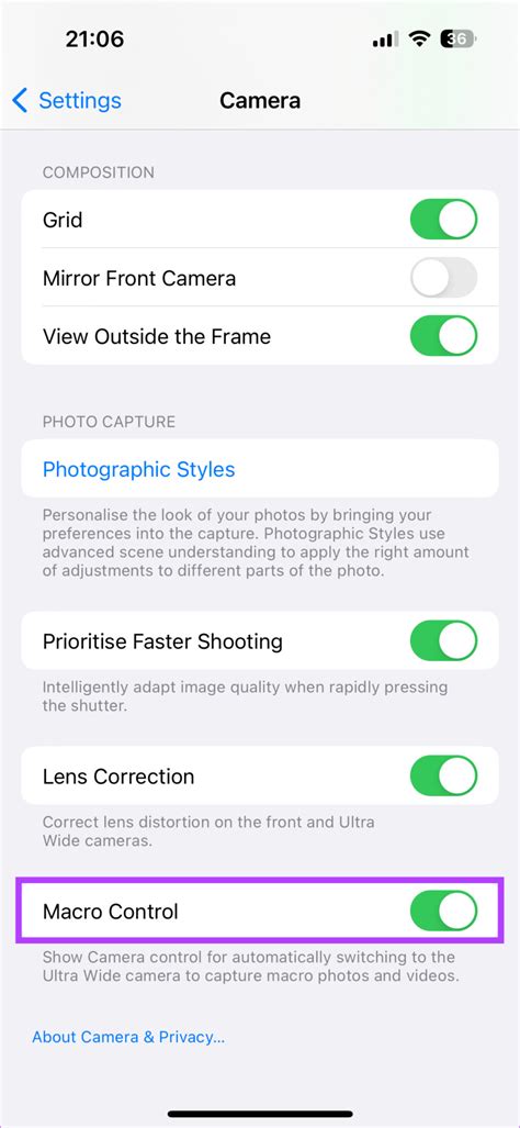 How to Prevent the iPhone Camera From Automatically Switching to Macro Mode