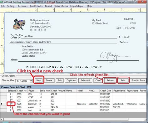 How to Print Checks on Blank Stock