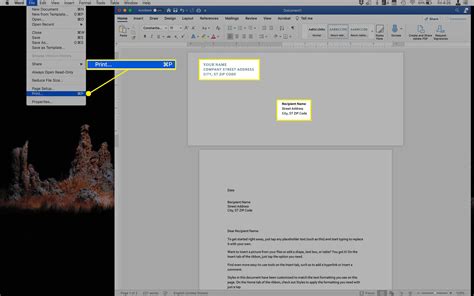 How to Print Envelopes on a Mac