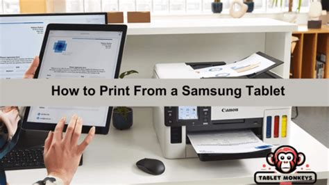 How to Print From a Samsung Tablet