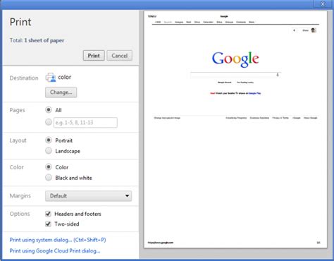 How to Print a Web Page