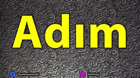 How to Pronounce adim PronounceHippo.com