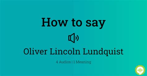 How to Pronounce bill lundquist PronounceHippo.com