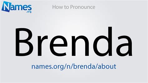 How to Pronounce brenda PronounceHippo.com