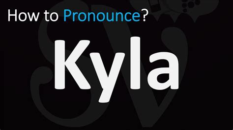 How to Pronounce kyla PronounceHippo.com