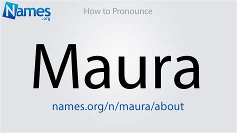 How to Pronounce maura rodas PronounceHippo.com