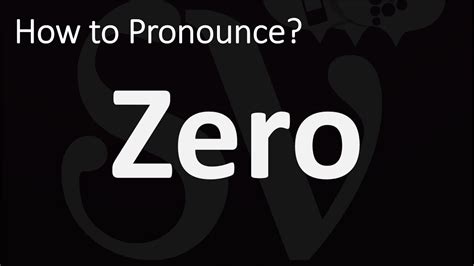 How to Pronounce zero PronounceHippo.com