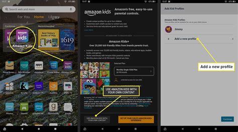 How to Put an Amazon Tablet in Kid Mode
