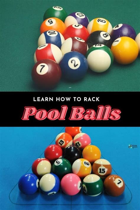 How to Rack Pool Balls Comoprehensive Guide to All Pool Games