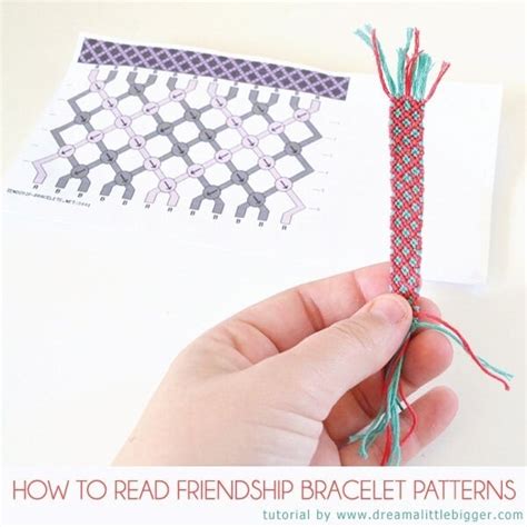 How to Read Friendship Bracelet Patterns Dream a Little Bigger