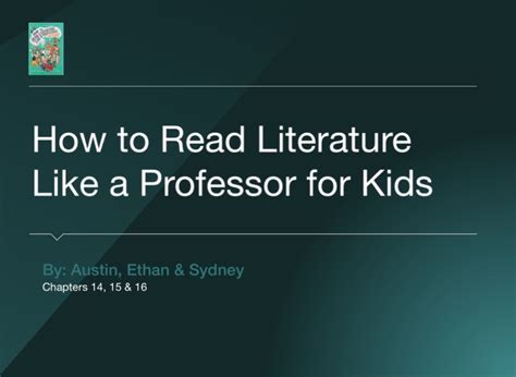 How to Read Literature like a Professor for Kids on FlowVella