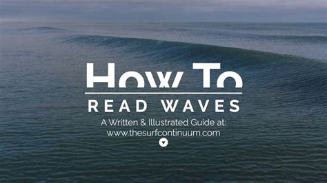 How to Read Waves YouTube