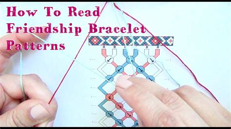 How to Read a Friendship Bracelet Pattern YouTube