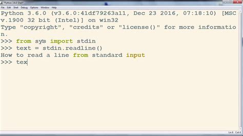How to Read a Line From Standard Input in Python language YouTube