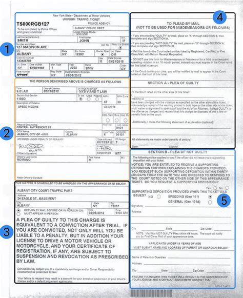 How to Read a NY Traffic Ticket WinIt App