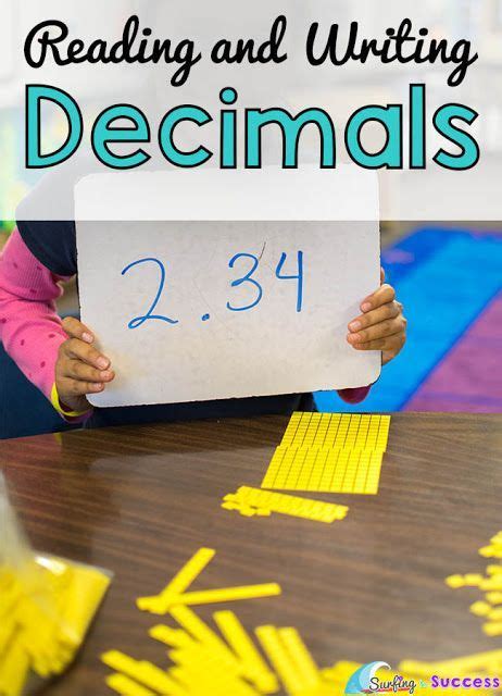 How to Read and Write Decimals Decimals, Upper elementary math, Math