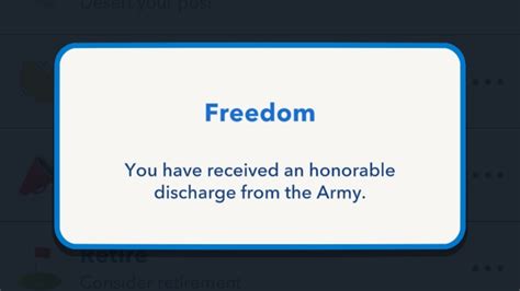 How to Receive an Honorable Discharge in BitLife Twinfinite