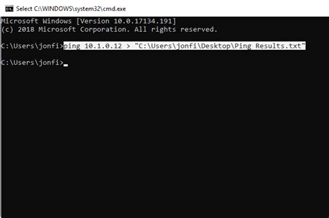 How to Redirect Command Prompt Output to a File