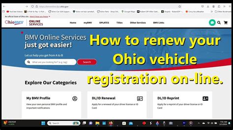 How to Register a Car in Ohio BMV Registration Guide DMV Connect