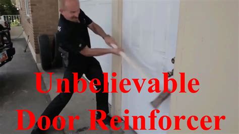 How to Reinforce a Door Frame - Unbelievable Door Reinforcer