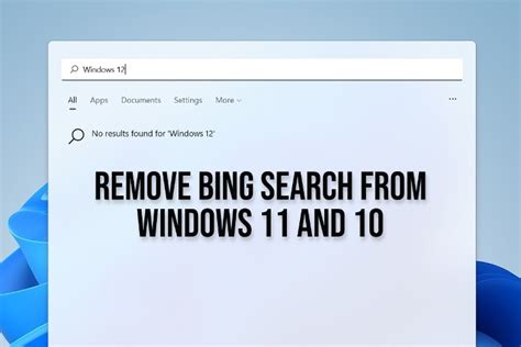 How to Remove BING Search from Windows 11 & Edge YouTube.