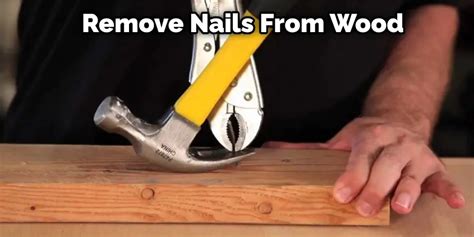 How to Remove Buried Nails from Wood without damaging wood